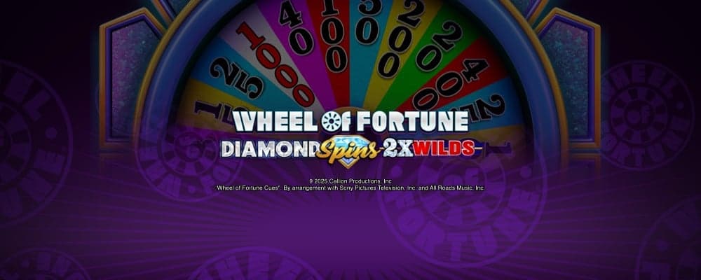 Wheel of Fortune Diamond Spin 2x Wilds